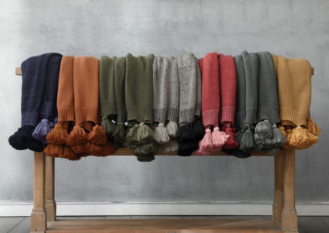 MM Linen - Birch Throw - Ochre image 1